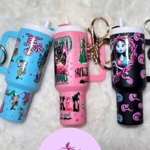 Wicked Mini Tumbler Jack Sally Keychains